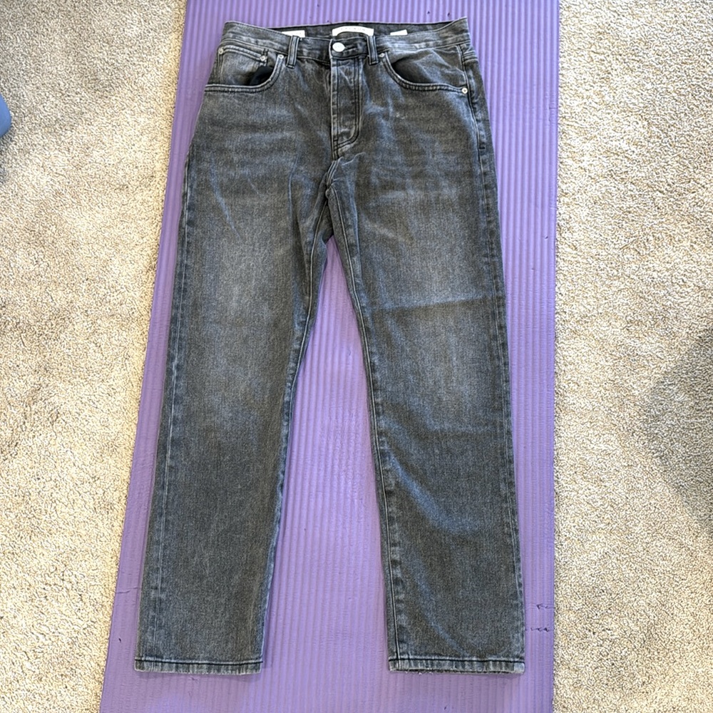 Vintage Loose PacSun Grey Stonewashed Jeans 29x30